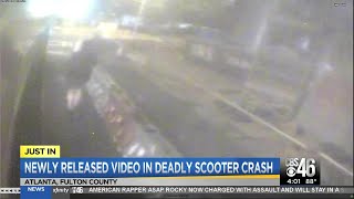 Video shows fatal scooter crash [upl. by Orlov572]