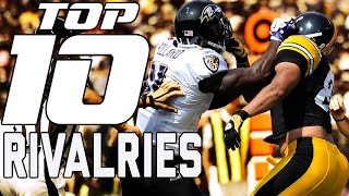 Top 10 Bitter Rivalries Throughout NFL History  NFL Films [upl. by Ashlan]