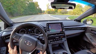 2020 Toyota Avalon TRD  POV Driving Impressions [upl. by Pesvoh]