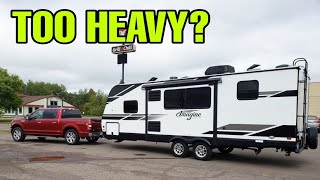 Towing Grand Design RV with a Half Ton [upl. by Nylorahs]