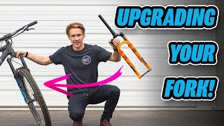 How To Upgrade Your Mountain Bike Fork Every Detail To Consider [upl. by Sauveur]