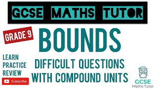 The 5 Hardest Bounds Exam Style Questions  Grade 9 Series  GCSE Math Tutor [upl. by Bennett]