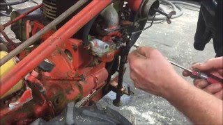 Gravely Walk Behind Tractor  Carb Removal amp Disassembly [upl. by Adnorahs]