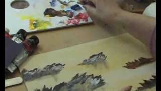 Learn to use Acrylics  with Impasto gel [upl. by Keane]