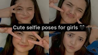 Cute selfie poses for girls ❤️❤️ [upl. by Enidlareg]