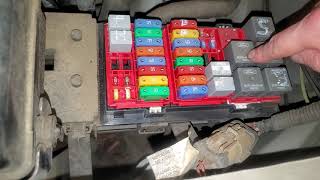 2007 Ford E350 Relay Locations and Fuse Diagram Walkthru [upl. by Surad590]