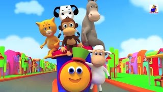 Bob The Train  Animal Sound Song  Nursery Rhymes  Kids Songs by Bob The Train [upl. by Wolpert]