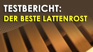 Lattenrost Test  Welcher ist der beste Lattenrost [upl. by Kellene]