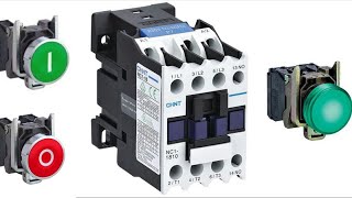 Contacteur avec bouton marchearrêt contactor pushbutton onoff كونتاكتور مع بوش بوتون onoff [upl. by Seravaj]