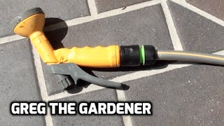 HOW TO CONNECT A GARDEN HOSE  GregTheGardener [upl. by Allevon]