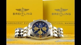 EWC review the Breitling Chronomat Evolution B13356 [upl. by Ellenet]