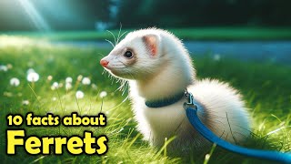 Ferrets as Pets  10 Facts about cute Ferrets [upl. by Packer272]