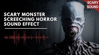 Scary Monster Screeching Horror Sound Effects [upl. by Rexferd979]