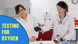 How To Test For Oxygen  Chemistry Practicals [upl. by Adni]