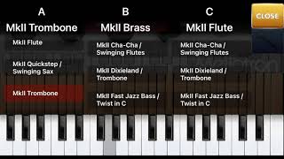 Intro and outro of quotBungalow Billquot on the Mellotron XL app [upl. by Teragramyram]