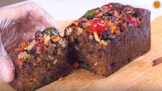 Best Ever CHRISTMAS FRUIT CAKE Recipe  Mortar and Pastry [upl. by Akiehsat]