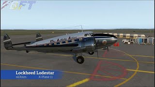 X Plane  Lockheed Lodestar [upl. by Voltz443]