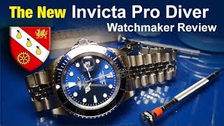 The New Invicta Pro Diver  Watchmaker Review [upl. by Tamqrah906]