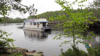 Take a Trip on a Voyagaire Houseboat  Crane Lake MN [upl. by Baalman]