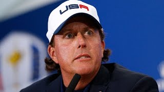 Mickelson Watson Trade Barbs Over Strategy Following USAs Third Straight Ryder Cup Loss [upl. by Eillat955]