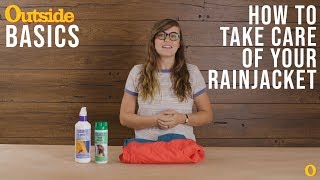 How to ReWaterproof Your Rainjacket  Outside [upl. by Selmore112]