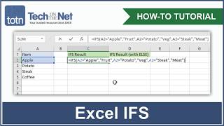 How to use the IFS function in Excel [upl. by Nanci]