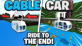 NEW CABLE CAR TUTORIAL  Build a boat for Treasure [upl. by Siroved]