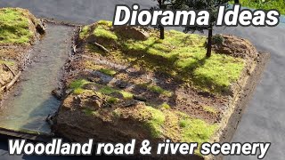 Dirt road and river Diorama [upl. by Desmund847]