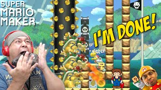 IM SO FKING DONE WITH THESE LEVELS SUPER MARIO MAKER 45 [upl. by Lednem203]