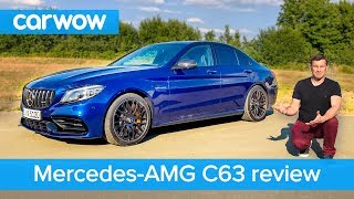 MercedesAMG C63 S 2019 review  see how quick it can get to 60mph  carwow [upl. by Galang]