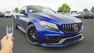 2019 Mercedes Benz AMG C63 Coupe Start Up Exhaust Test Drive and Review [upl. by Renick]