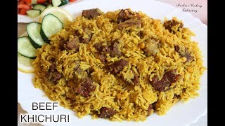 Beef Khichuri  গরুর মাংসের খিচুড়ি  Bangladeshi Khichuri Recipe [upl. by Noryk969]