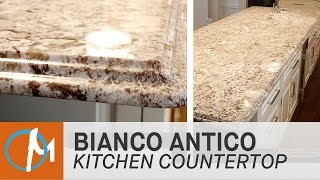 Bianco Antico Granite Kitchen Countertops [upl. by Hameean]