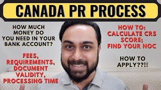 Canada PR Process  Canada Express Entry Step By Step Process  Canada PR Requirements [upl. by Nidya]