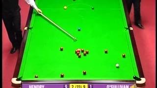 2004 World Snooker Championship SF Ronnie OSullivan vs Stephen Hendry Session 2 BBC [upl. by Hoskinson]