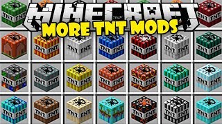 MINECRAFT MODS  MAS DE 100 TNT  NUKES Y DINAMITAS  MINECRAFT VIDEOS [upl. by Dragone]