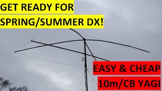 10m amp CB Band Simple Effective Yagi Beam Antenna [upl. by Vida]