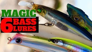 6 Must Have Bass lures for Sea Fishing [upl. by Airetal]