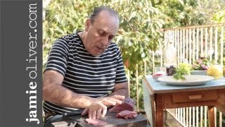 How to make Beef Carpaccio with Gennaro Contaldo [upl. by Nalliuq]