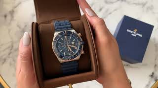 Unboxing Breitling Super Chronomat Watches 3 Models [upl. by Adnovahs]