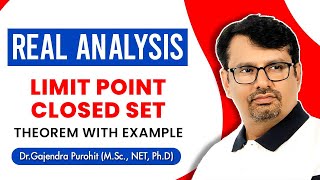 Real Analysis  Limit Point  Derived Set Closed Set amp Closure Of Set Definition amp Examples [upl. by Arlynne]