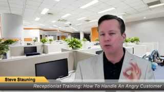 Receptionist Training How To Handle An Angry Customer [upl. by Yahsed]