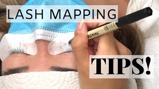 Eyelash Extension Mapping Tips [upl. by Durham]