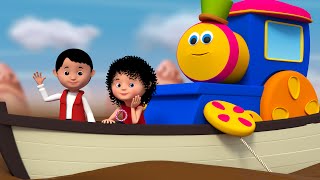 Bob The Train  Row Row Row Your Boat  Nursery Rhymes  3D Rhymes Songs by Bob The Train [upl. by Petracca]