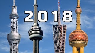 Top 10 Tallest Towers in the World 2018 [upl. by Jemy855]