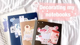 decorating my school notebooks [upl. by Fritts]