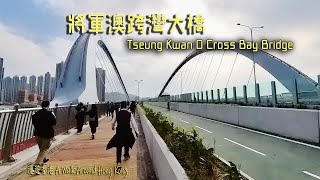 將軍澳跨灣大橋由調景嶺出發全走6公里Tseung Kwan O Cross Bay Bridge starting from Tiu Keng Leng walk 6 kilometers [upl. by Ardekahs]