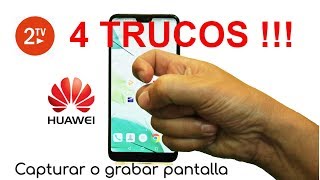 Captura de pantalla y grabación en Huawei ¡4 TRUCOS IMPERDIBLES [upl. by Enohpets344]