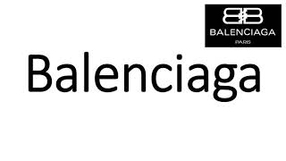 How to Pronounce Balenciaga CORRECTLY [upl. by Ytsirk764]