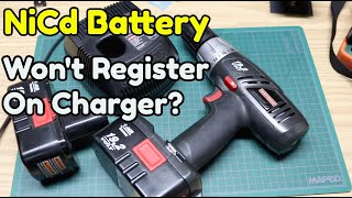 HOW TO REVIVE A NiCd DRILL BATTERY THAT WON’T CHARGE [upl. by Ami]